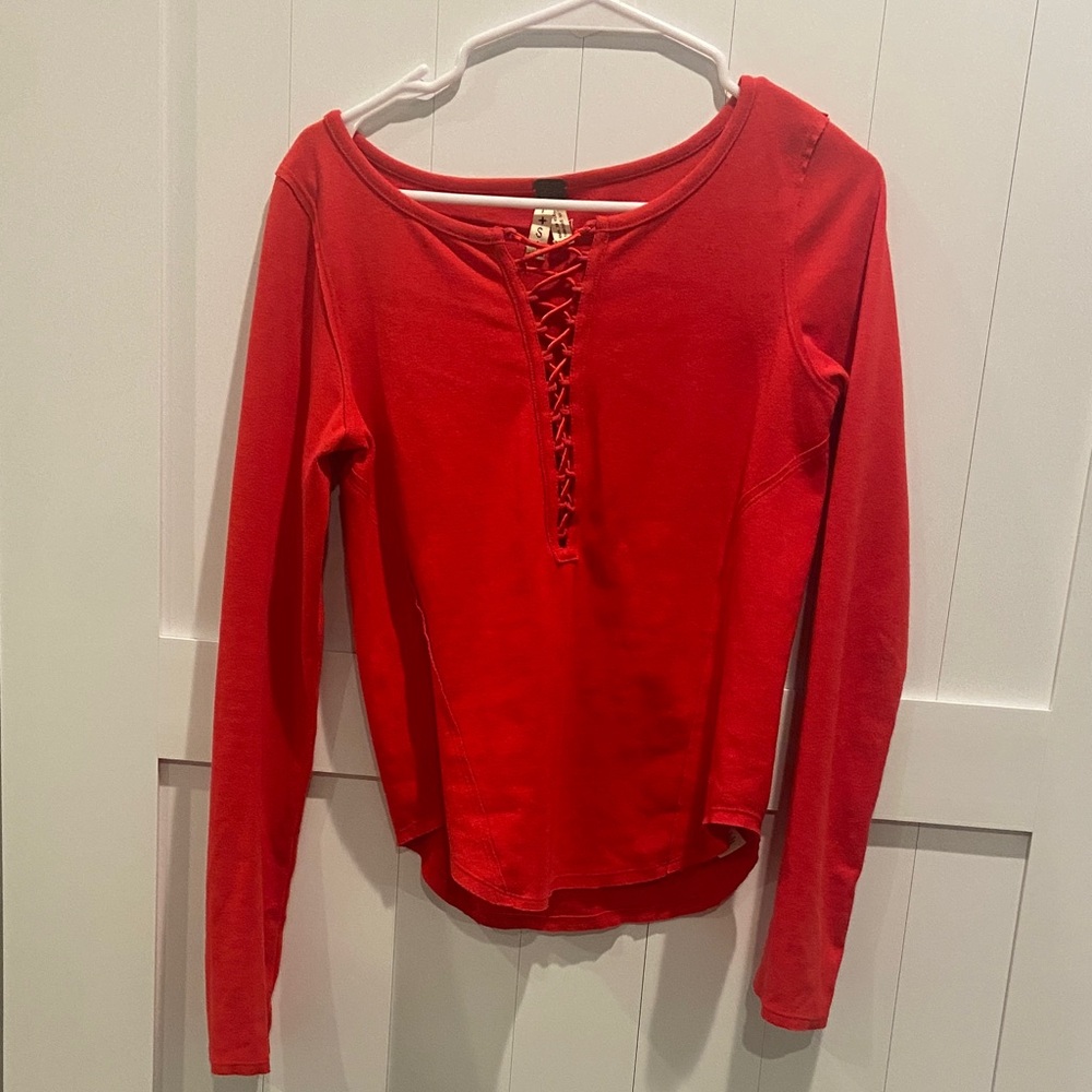 We The Free Red Lace-Up Blouse

Last chance to buy before it gets donated!